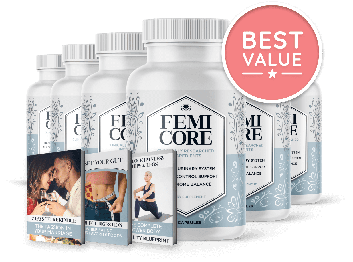 FemiCore 6 bottles — 180-day supply